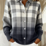 Ivana – Karirana košulja u sivom gradijentu