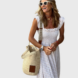 Anđela | Karirano haljina