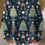 Marina – Božićni pulover s razigranim zimskim motivima