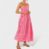 Isabel - Duga haljina s prugama