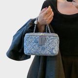 Ksenija - Denim cvjetna torba