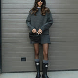 Marina – pletena oversized haljina