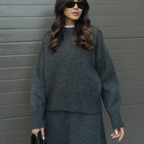 Marina – pletena oversized haljina