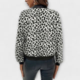 Cvita - Elegantni kaput s uzorkom leoparda