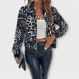 Cvita - Elegantni kaput s uzorkom leoparda