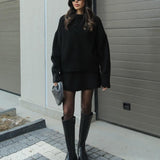 Marina – pletena oversized haljina