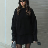 Marina – pletena oversized haljina