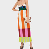 Marta - Duga haljina u više boja u bengalskom stilu